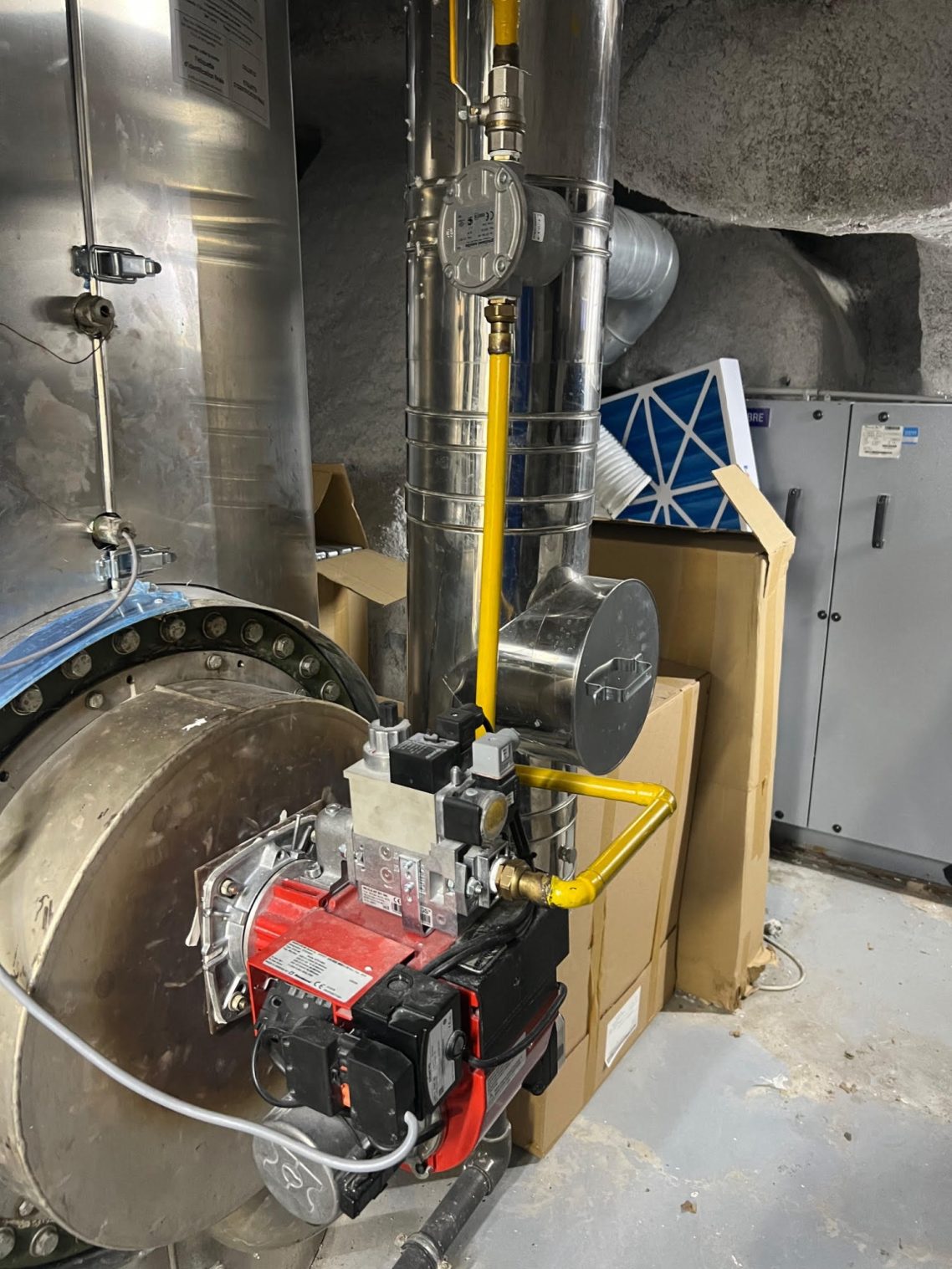 Brûleur-air-soufflé-terras-cvc Brûleur à air soufflé pour chaudière gaz – maintenance, dépannage et entretien chaufferie par TERRAS CVC à Gennevilliers